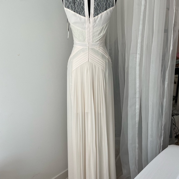 NWT - BCBG Avi Pleated Wedding Dress - Picture 2 of 6